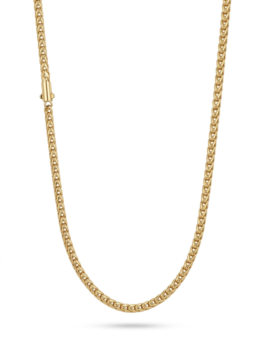 Cadenas de oro 14k espiga cilíndrica mod 5956 - 3 mm
