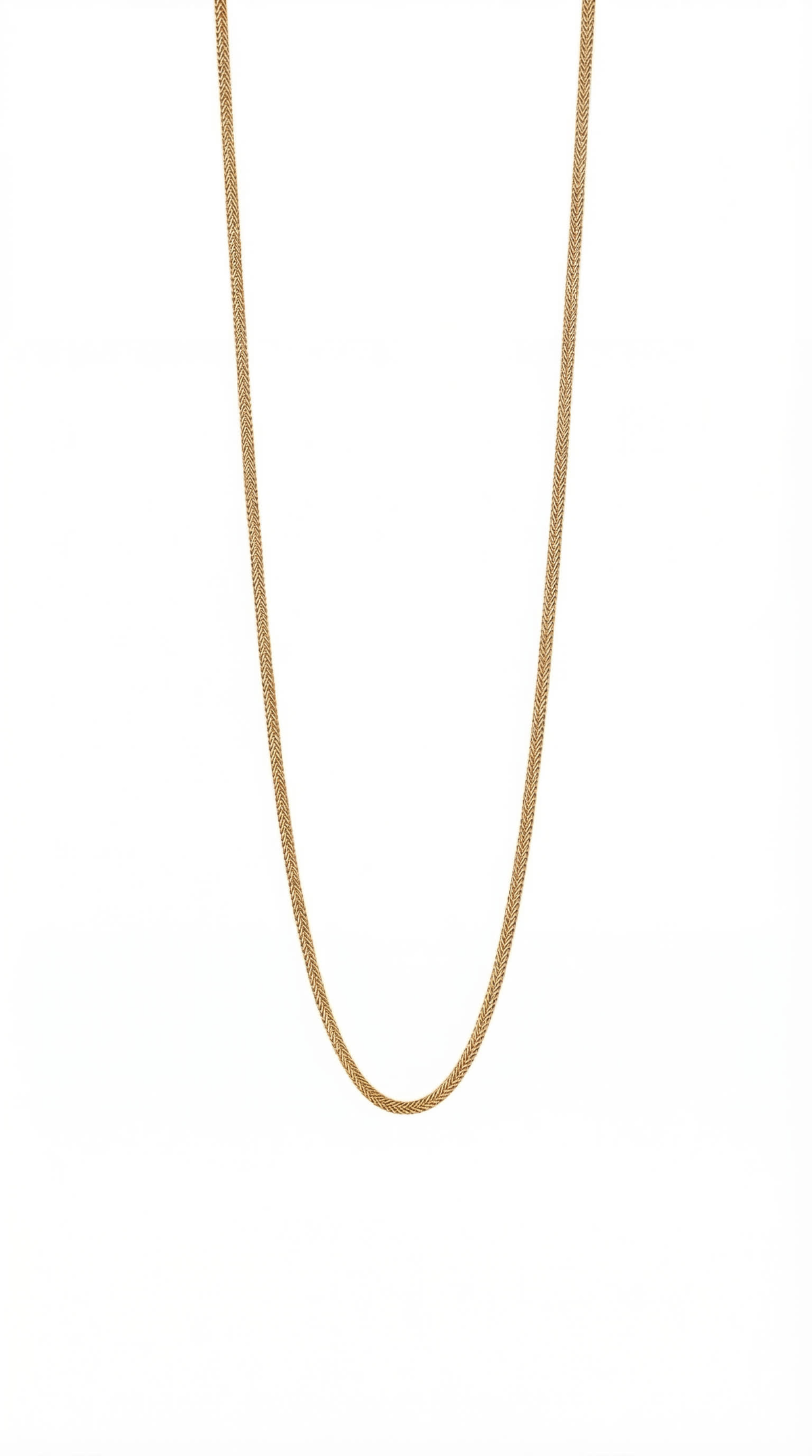 Cadena de oro 14k tejido espiga - 1 mm