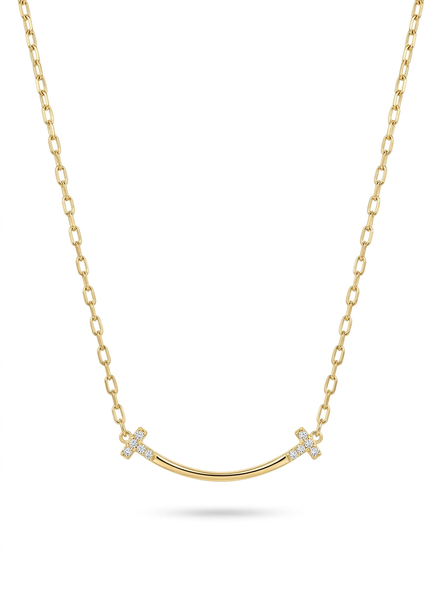 Gargantilla de oro 10k tipo diseñador Mod 5691 - 45 cm