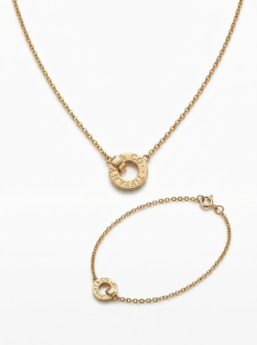 Set de oro 14k tipo diseñador Mod 5940