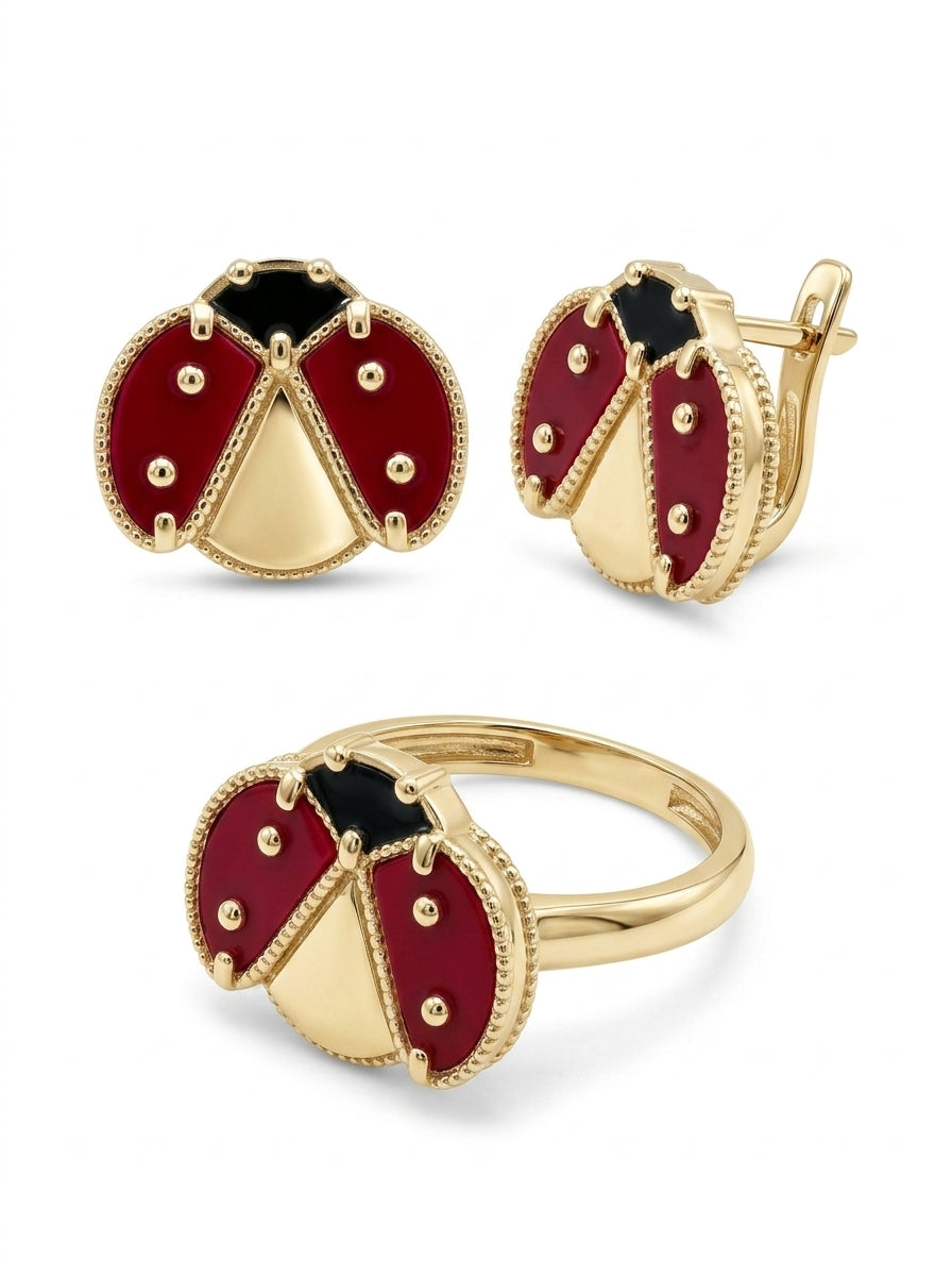 Set de oro 14k diseño de Catalinas Mod 5792