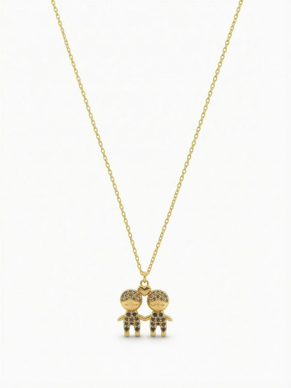 Gargantilla de oro 14k diseño niños mod 5216 - 45 cm