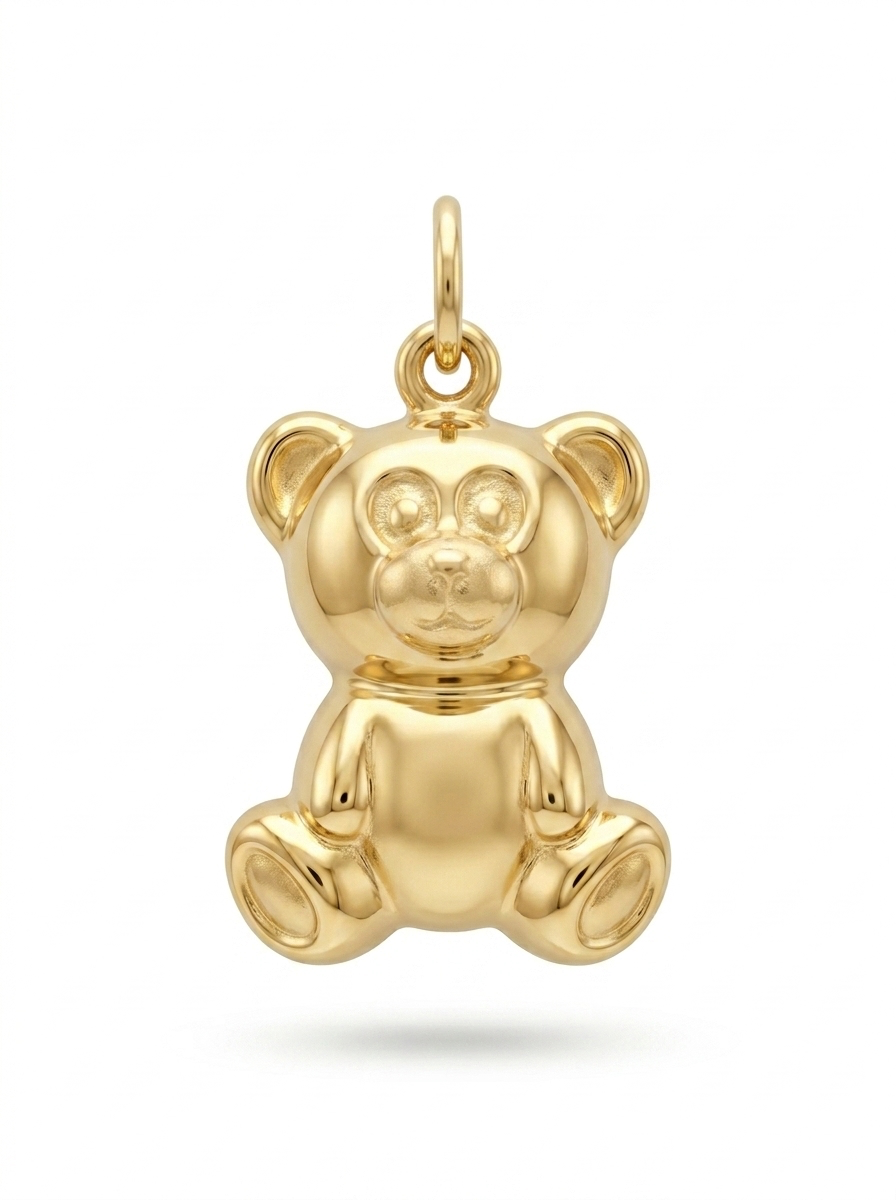 Dije de oro 14k diseño de oso Mod 5504 - 2 cm