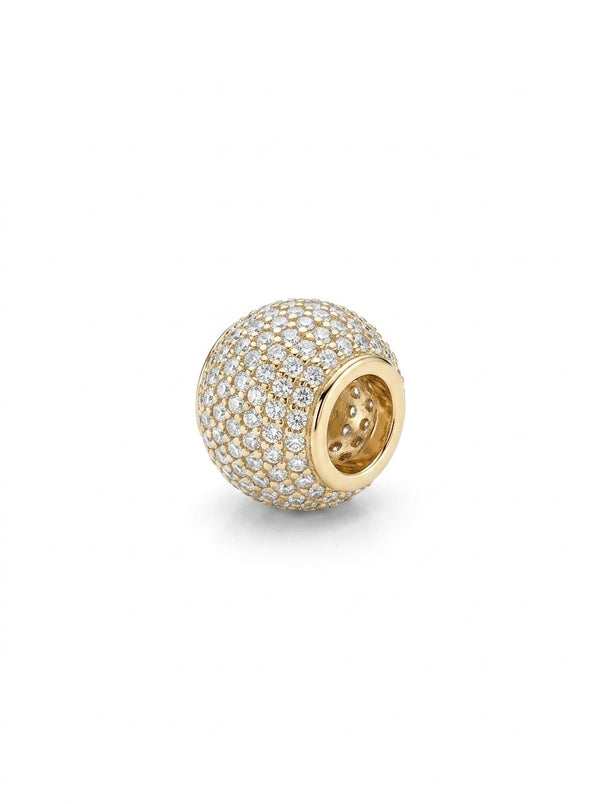 Dije de oro 14k diseño bola de fuego Mod LM5370 - 5 mm