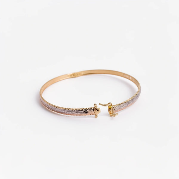 Aro florentino de oro 14k Mod.141888 18 cm x 4 mm