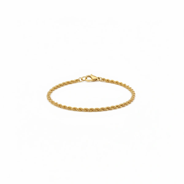 Pulso torsal de oro 14k calibre 3 para caballero