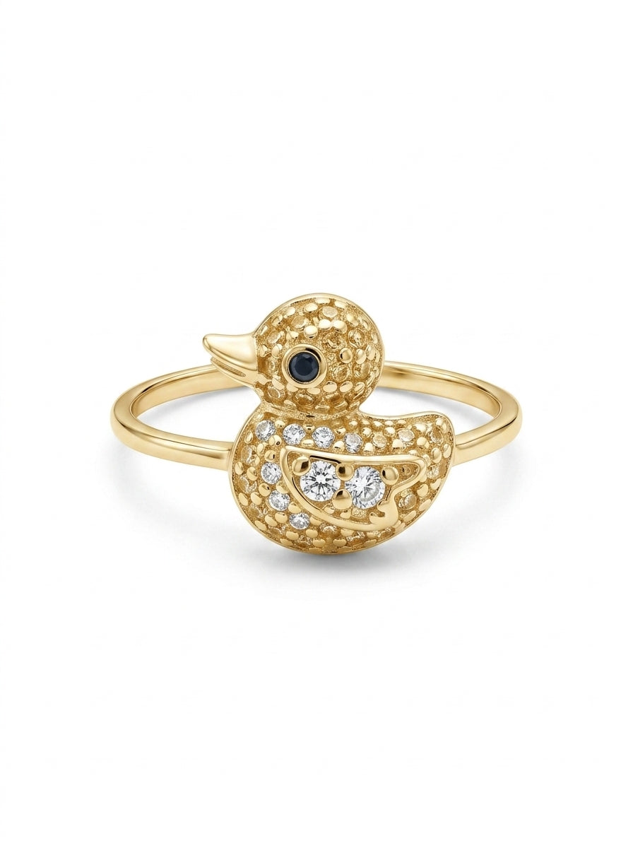 Anillo de oro 14k diseño de patito Mod LM5275