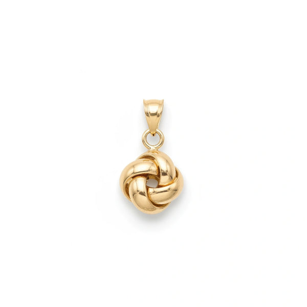 Dije de nudo de oro amarillo 14k Mod. 489013