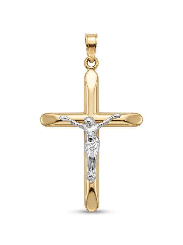 Crucifijo de oro 14k Mod LM5371 - 3 cm