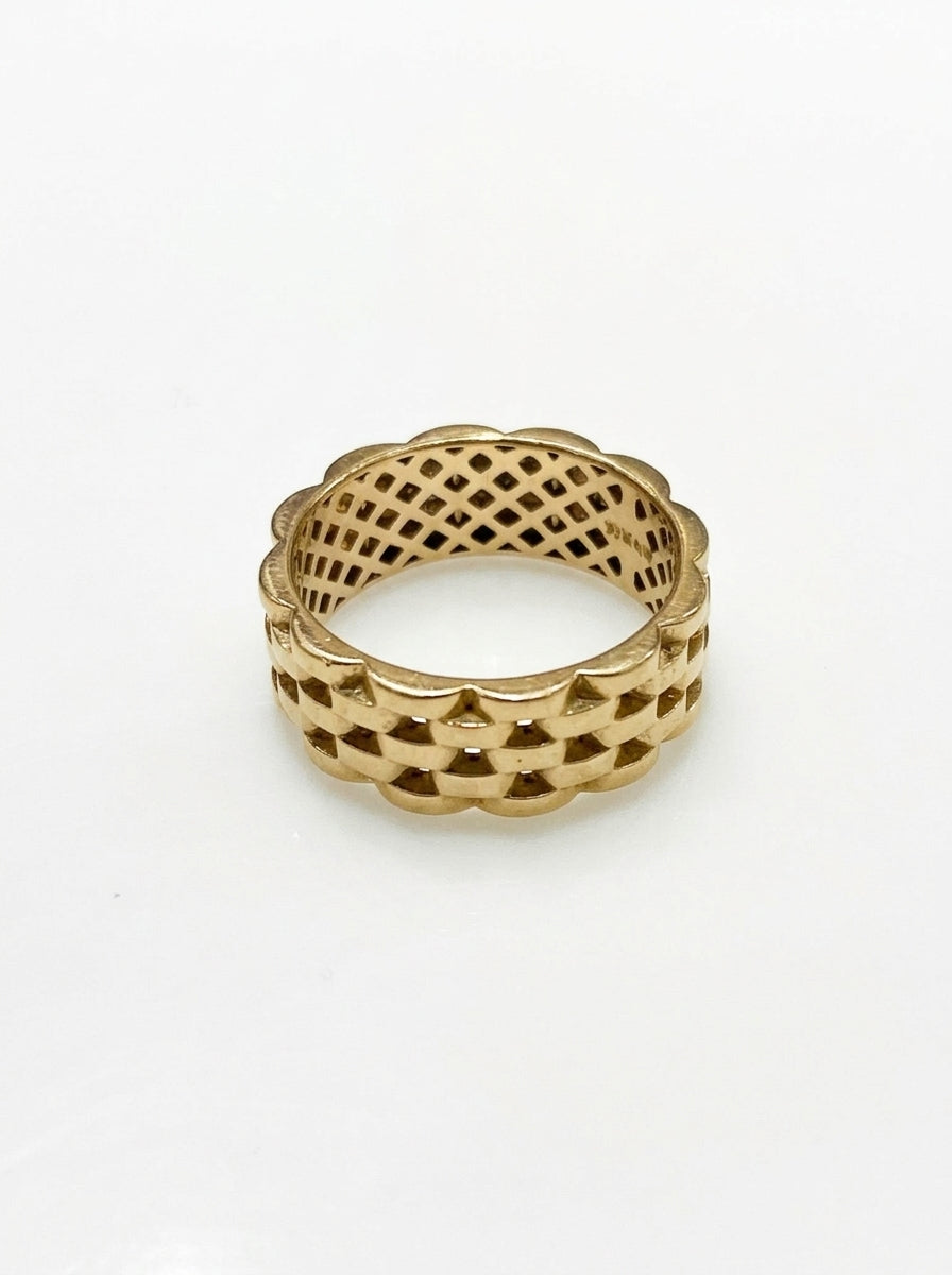 Anillo de oro 14k tipo diseñador Mod 5839