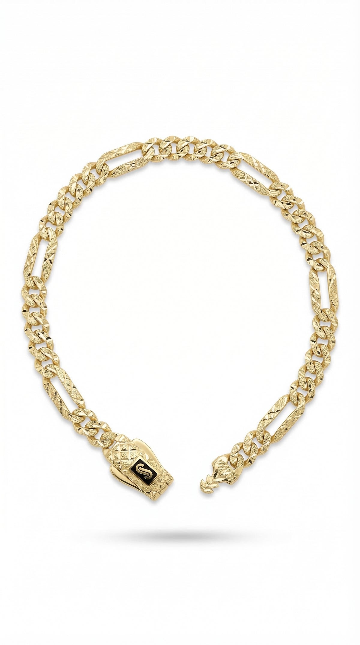 Pulsera de oro 14k de Monaco Chain flex look - 21 cm Mod LM5002