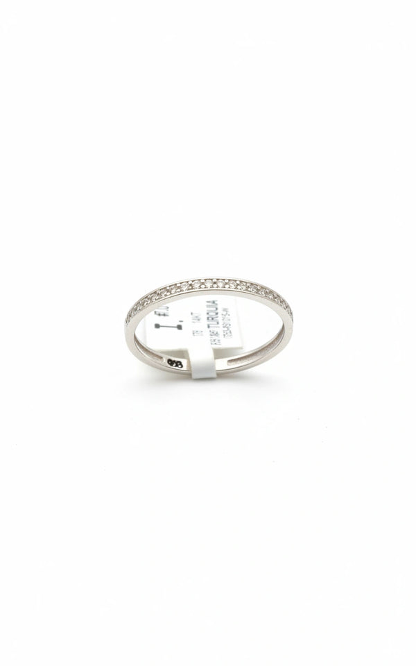 Media churumbela de oro blanco 14k Mod. 7013