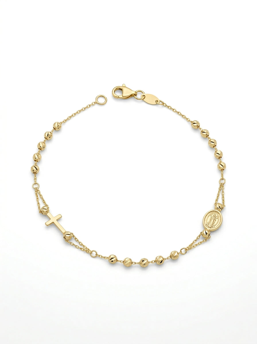 Misterio de oro 14k Mod LM5322 - 18 cm