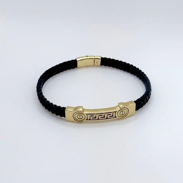 Pulso de grecas de oro solido 14k