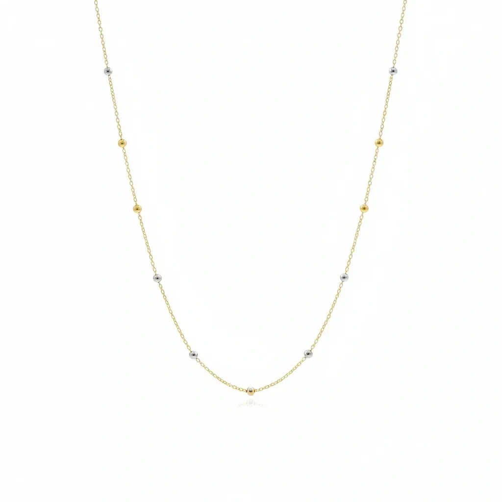Cadena Viviana de oro florentino 10k 50 cm Mod1025