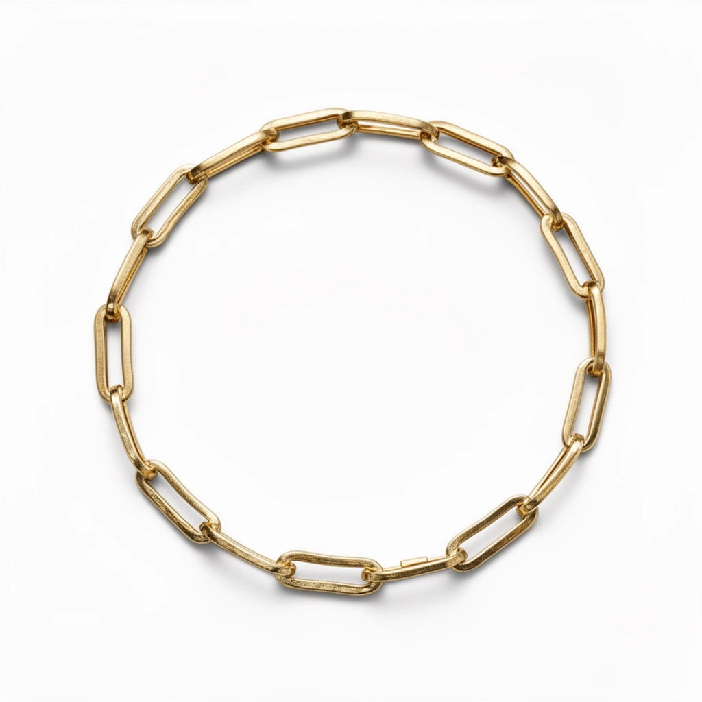 Aro de clip de oro 10k - 18 cm