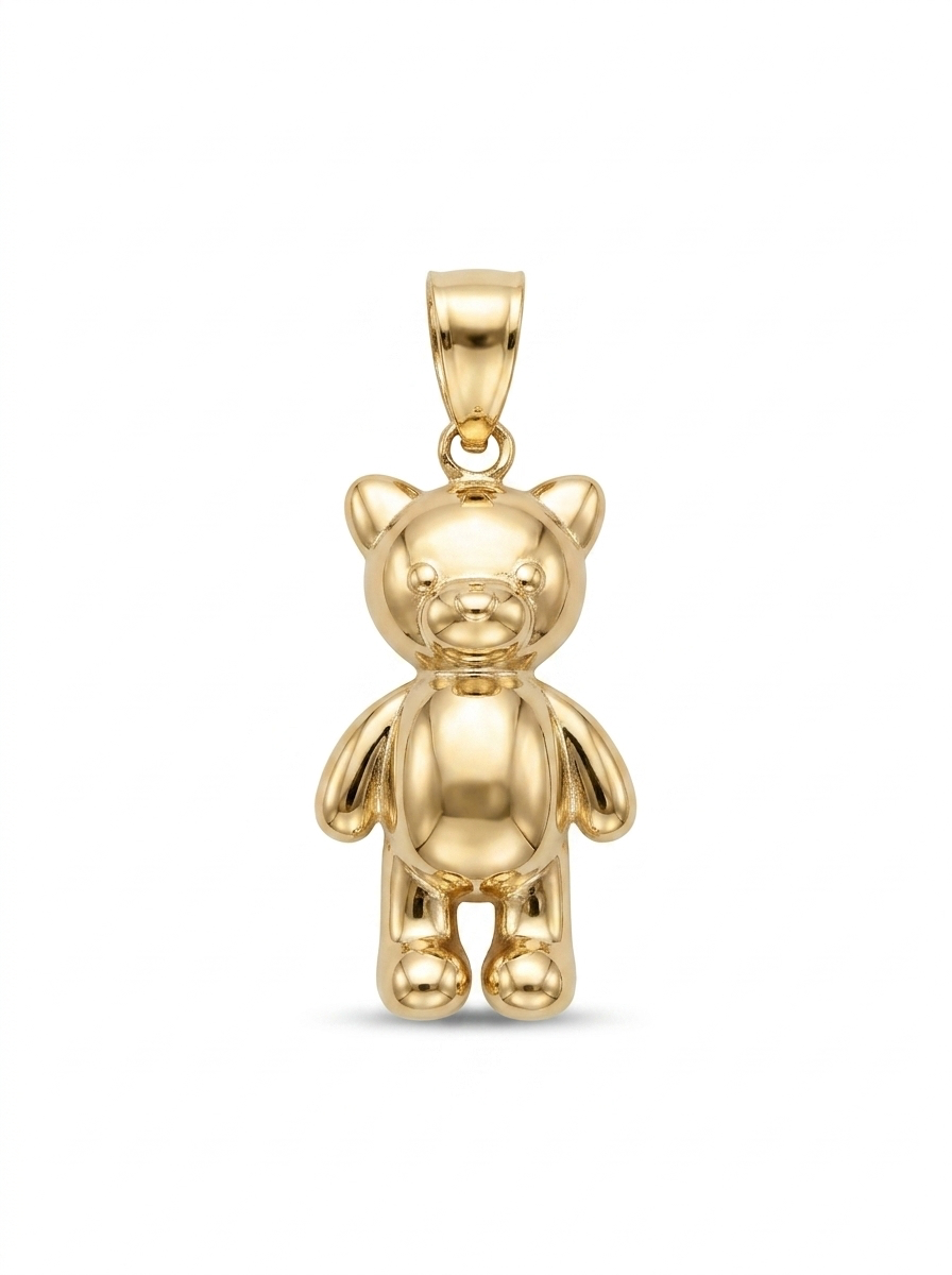 Dije de oro 14k diseño de oso Mod 5503 - 2 cm