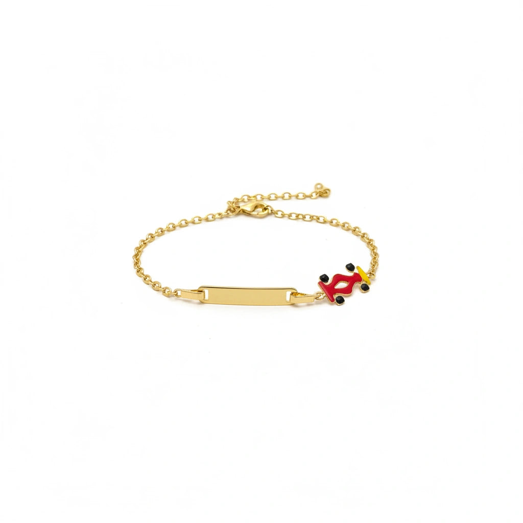 Esclava de carrito de oro 14k Kids