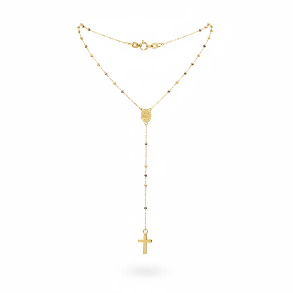 Rosario de oro florentino 14k 45 cm 1 mm