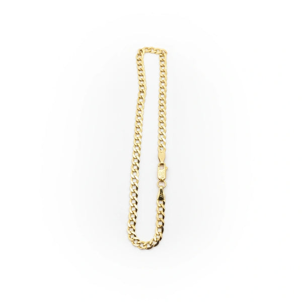 Pulsera cubana de oro 14k 21 cm x 3mm Mod. 14219701