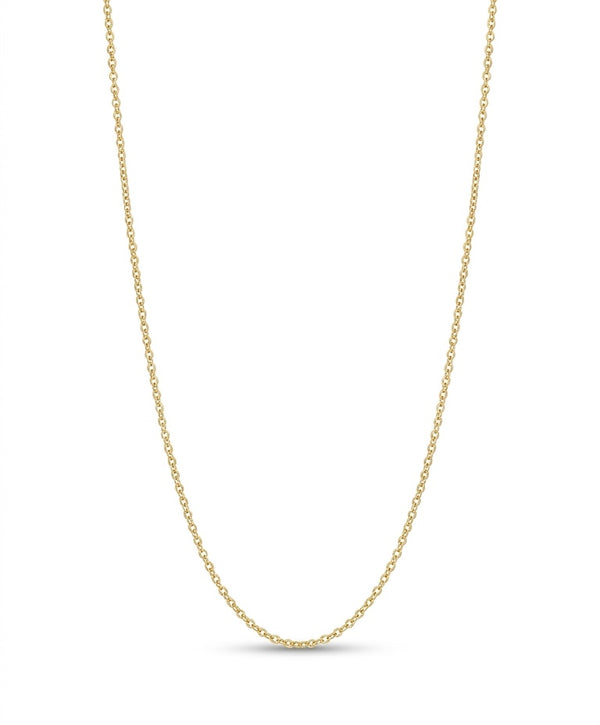 Cadena de oro 10k tejido Rolo 55 cm x 1 mm