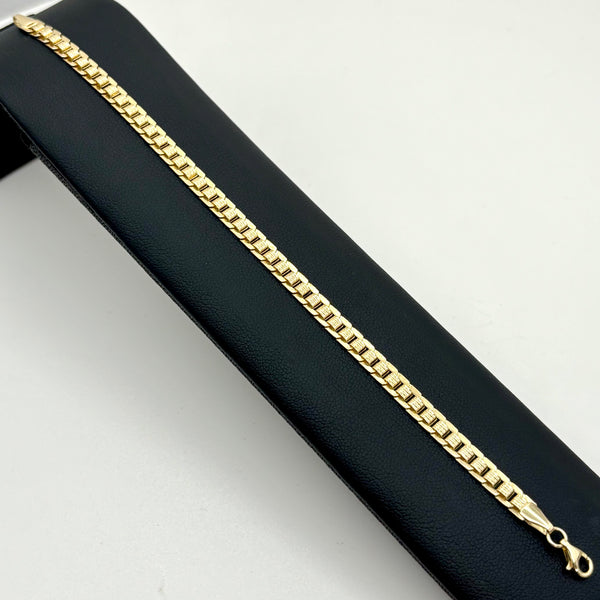 Pulsera tipo diseñador de oro 14k Mod. 4318