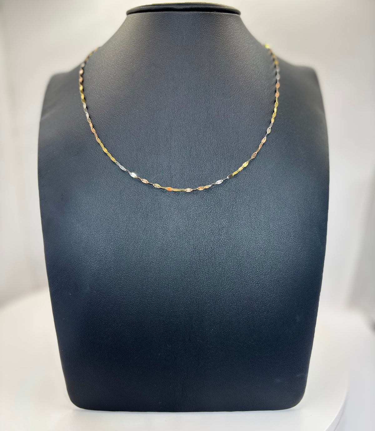 Cadena de Semilla de oro 14k