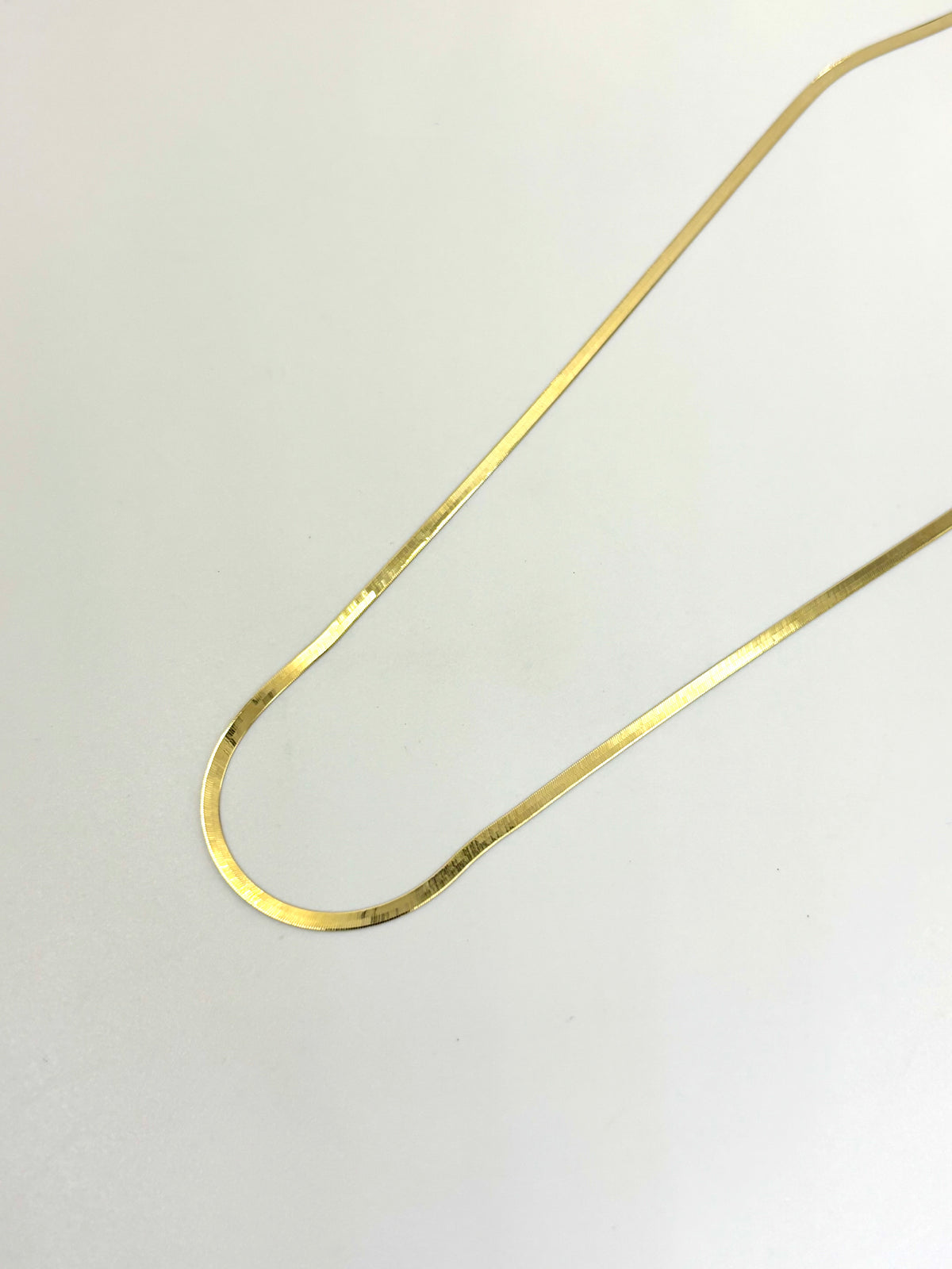 Gargantilla panza de víbora de oro 14k 45 cm