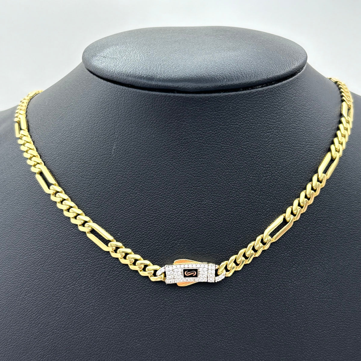Cadena de oro 14k para dama tejido 5x1