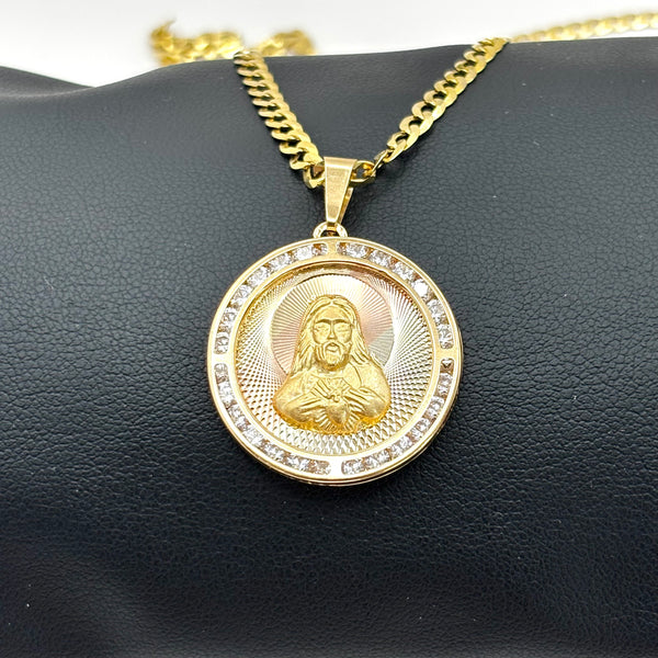Medalla grande de Jesucristo