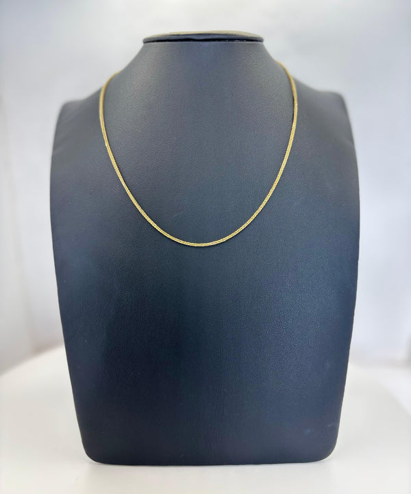 Cadena de Espiga de oro 14k