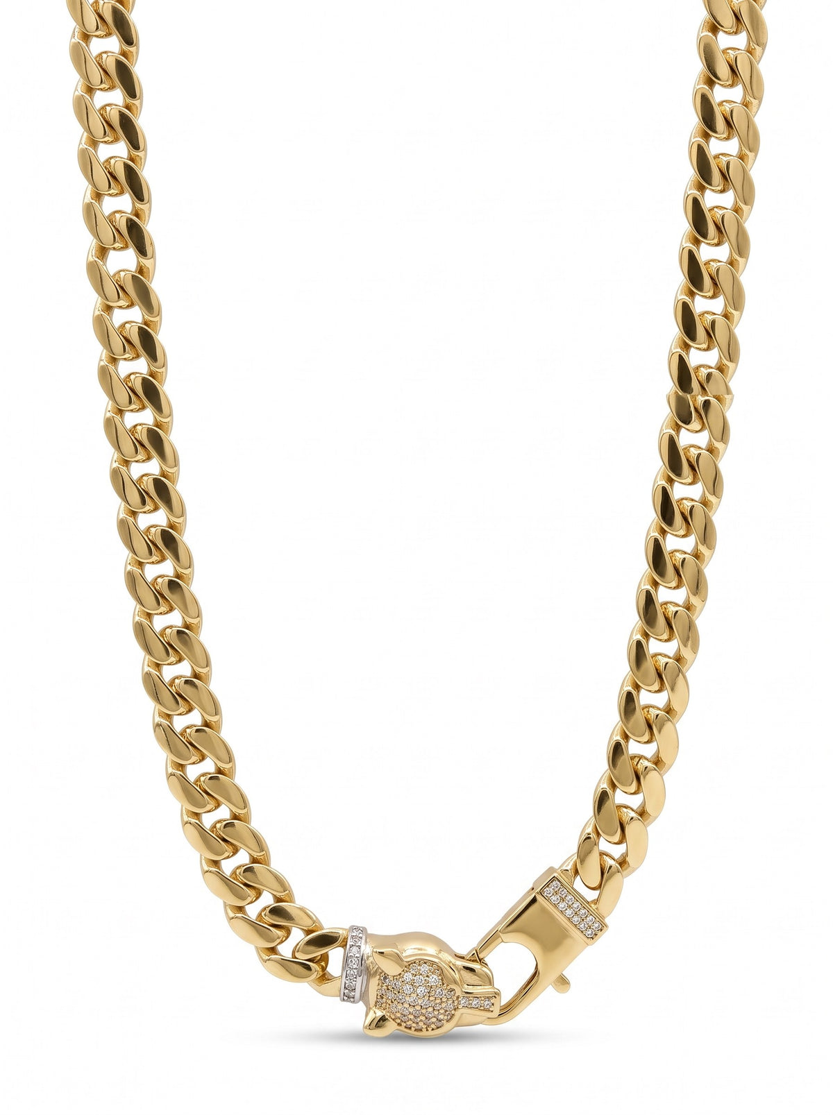 Cadena de oro 10k especial pantera Mod 6038 - 60 cm x 8 mm