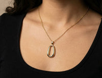 Dije minimalista de oro 14k
