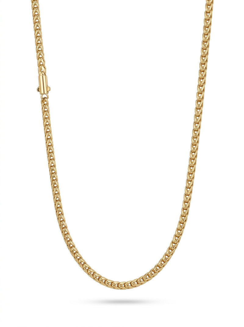 Cadenas de oro 14k espiga cilíndrica mod 5956 - 3 mm
