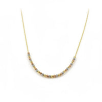 Gargantilla de oro 14k modelo de bolitas Mod 5486 - 45 cm