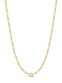 Cadena de oro 14k tejido 3x1 diamantada hueca mod 5829 - 2 mm