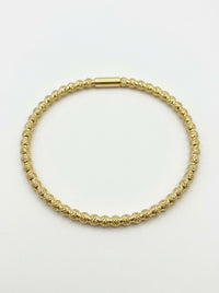 Brazalete de oro 14k hueco flexible  Mod LM5228