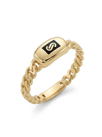 Anillo de oro 14k Mónaco Chain Classic mod 5888