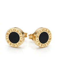 Aretes 14k tipo diseñador mod 5721 - 1.4 cm