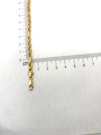 Pulsera Figaro de oro 14k