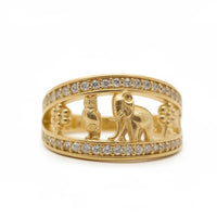 Anillo de la suerte en oro 14k