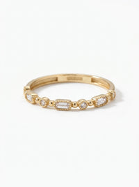 Anillo de oro 14k diseño maison Mod 5861