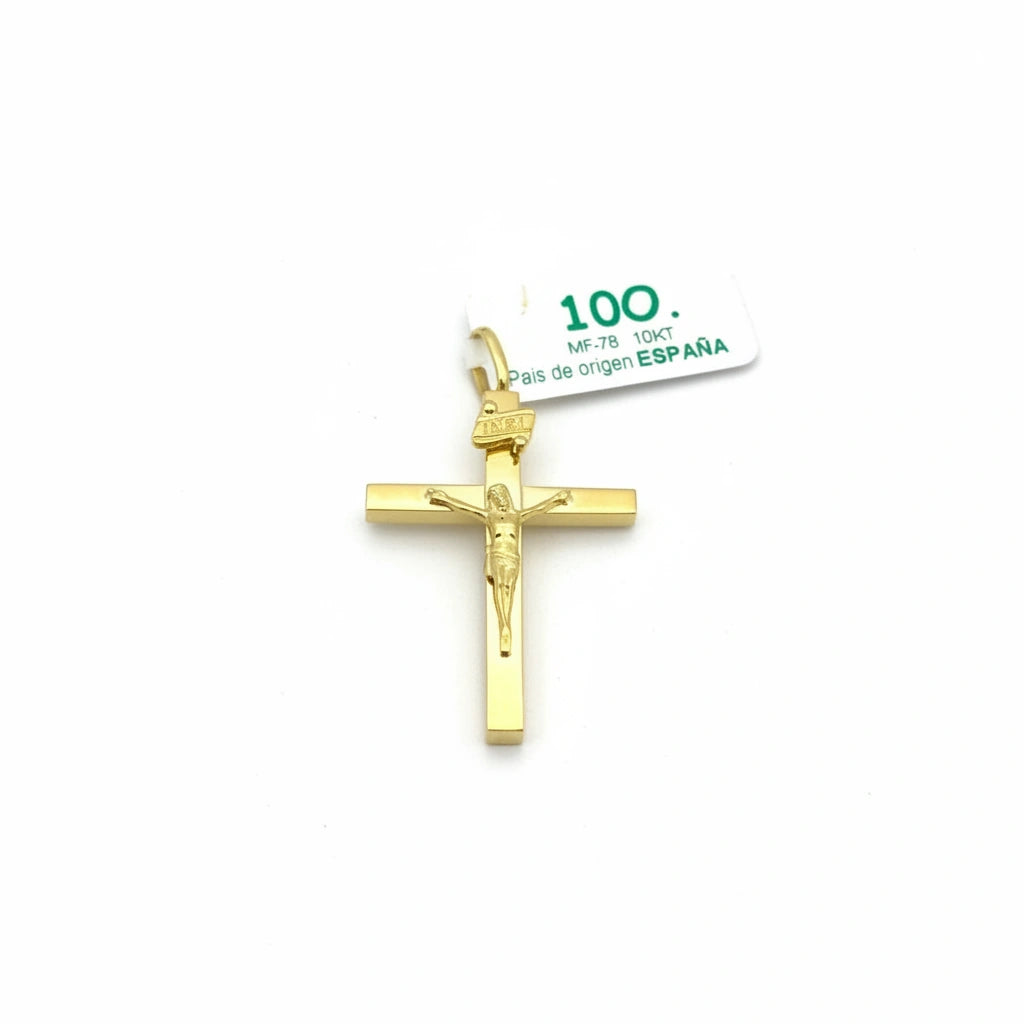 Crucifijo de oro 10k Mod. 100496