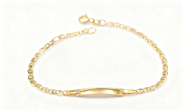 Esclava tejido ancla de oro 14k de 13/15 CM Mod. 489018