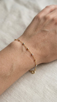Pulsera viviana de oro florentino 14k Mod. LM5054 - 18 cm