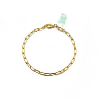 Pulsera de oro 10k tejido clip Mod. 540229