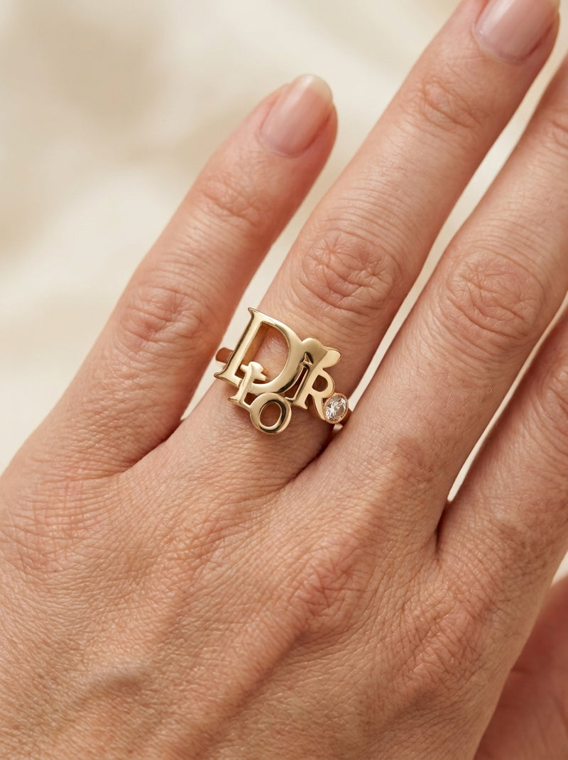 Anillo de oro 14k tipo diseñador Mod5764