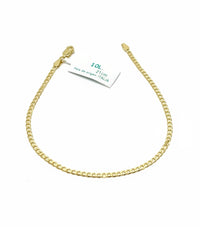 Pulsera barbada en oro 10k medida para Caballero Mod.2222