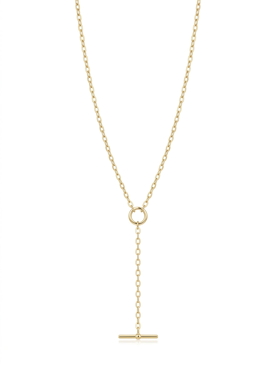 Gargantilla de oro 14k tipo diseñador Mod 5635 - 45 cm