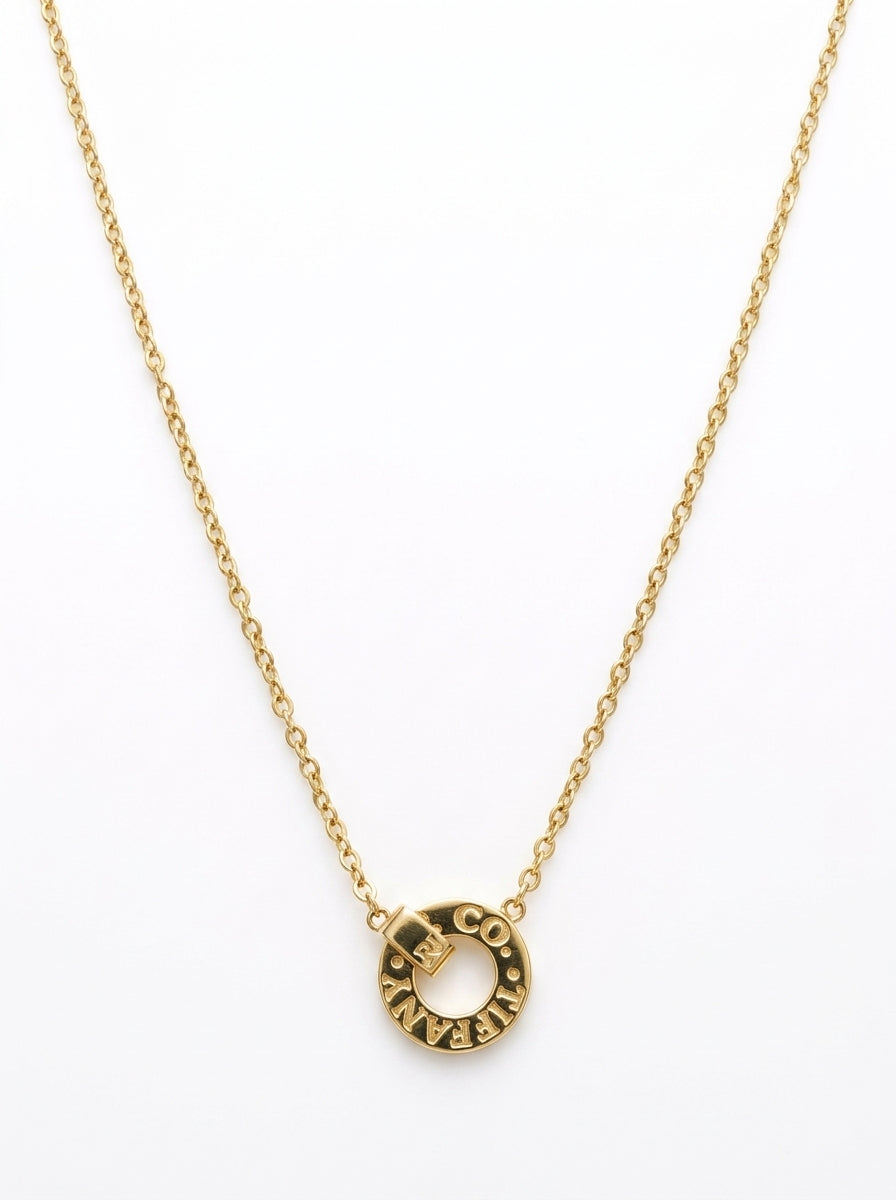 Gargantilla de oro 14k tipo diseñador mod 5957 - 45 cm